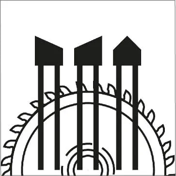 Tooth shapes – trapezoidal cross-cut tooth 