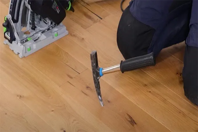 Repairing severely damaged floorboards