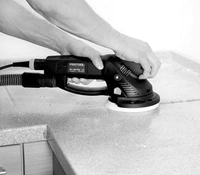 First sand rough adhesive seams and material protrusions