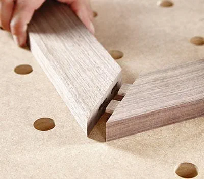 insert the dowels using a sufficient amount of glue