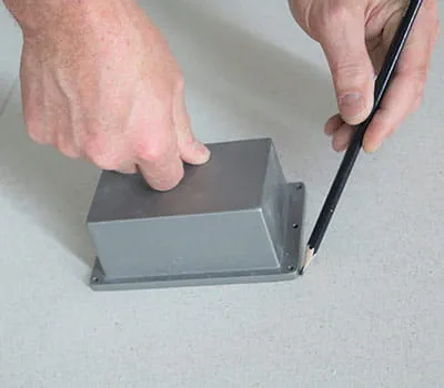 Marking the hole size