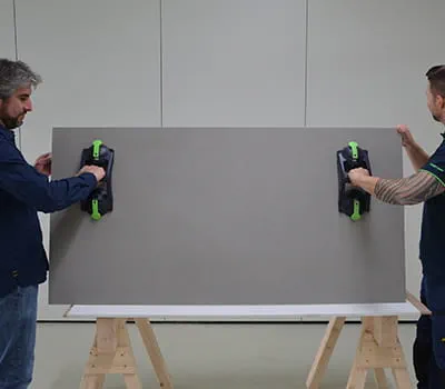 Cutting large tiles » Instructions for largeformat tiles