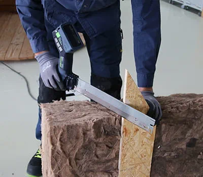 Making the bevel cut