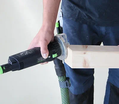 Chamfering the footprint