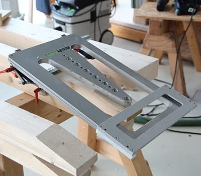 Positioning the template