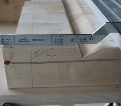 Cutting the rafter heads