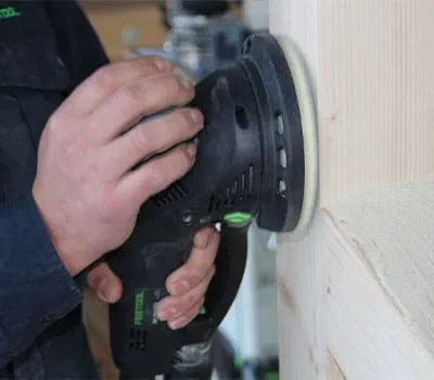 Sanding the structure