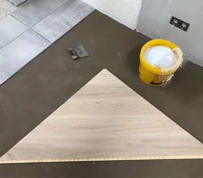Gluing the triangle