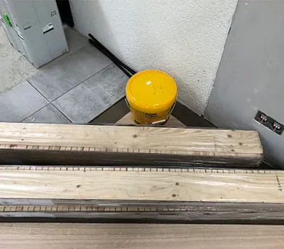 Weighing down the surface