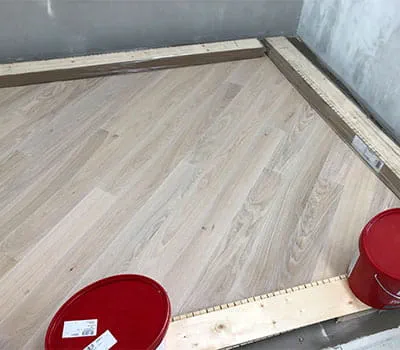 Weighing down the whole surface