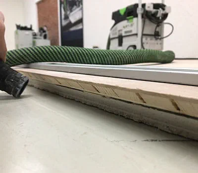 Hoovering afterwards