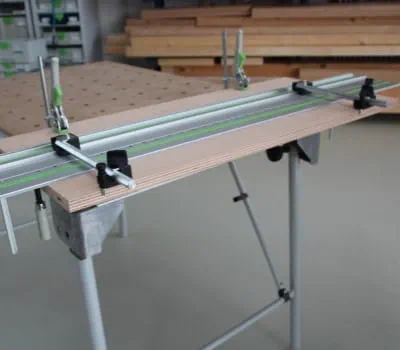 Positioning the front series of holes