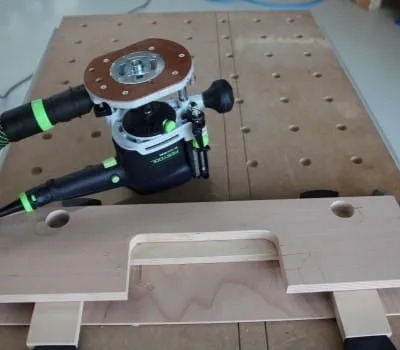 Recessing the front pieces