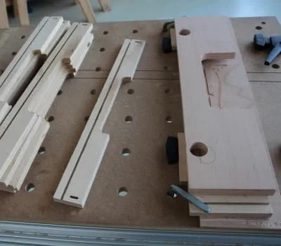 Finished front pieces